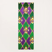 Juwelry Background Mardi Gras Yogamat (Achterkant)