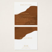 Juwelry Care Earthy Kaart (Voorkant /achterkant)
