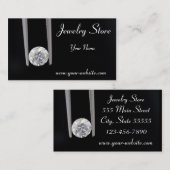Juwelry Store One Carat Diamond Visitekaartje (Voorkant / Achterkant)