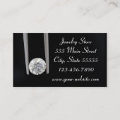 Juwelry Store One Carat Diamond Visitekaartje (Achterkant)