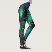 Juweltone bladeren leggings (Rechts)
