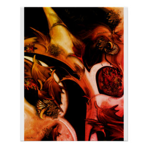 "Juxtaposed Nature", Poster brillant