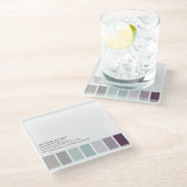 juxtapositie glazen onderzetter (Schuin)