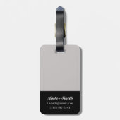 Juxtaposition II Bagagelabel (Achterkant verticaal)