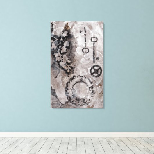 Juxtaposition II Canvas Afdruk (Insitu (Houten vloer))