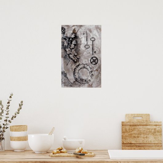 Juxtaposition II Poster (Keuken)