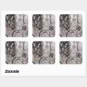 Juxtaposition II Vierkante Sticker (Vel)