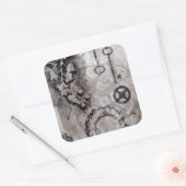 Juxtaposition II Vierkante Sticker (Envelop)