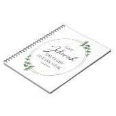 JW 2025 Année Carnet texte avec Eucalyptus Feuille (Côté gauche)