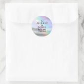 JW 2025 Jaar Tekst Stickers! Psalm 96:8 Ronde Sticker (Tas)