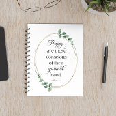 JW 2026 Jaar Tekst met Eucalyptus Mattheüs 5:3 Notitieboek