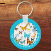 JW 2026 Year Text Butterfly for Sisters- Sleutelhanger (Voorkant)
