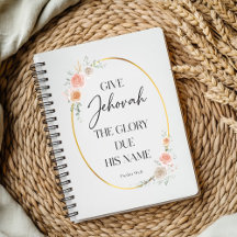 JW Année Texte Carnet spirale