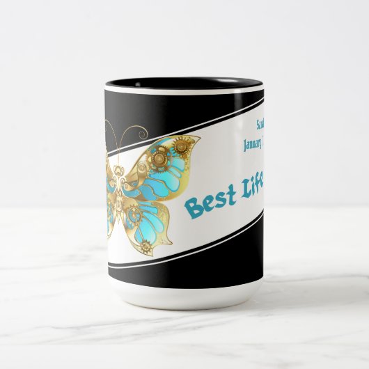 JW Baptême Personnalisé Keepsaké Cadeau Café Mug (Centre)