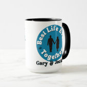 JW Baptism Cadeau personnalisé Mug café (Devant droit)