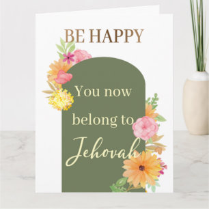 JW Baptism Gifts Wenskaart Kaart