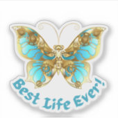 JW Beste Leven Ooit! Aangepaste vinyl sticker (Voorkant)