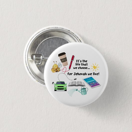 JW Button - Pin voor Pioneers (Voorkant /achterkant)