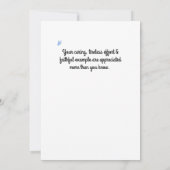 JW C.O. & Femme Merci-Nouvelle carte d'affectation (Dos)