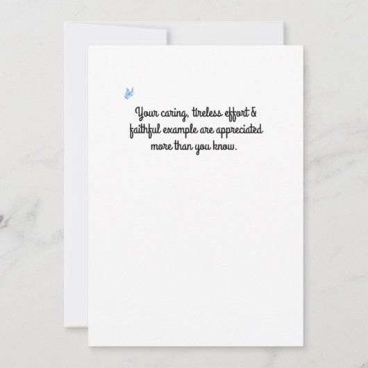 JW C.O. & Femme Merci-Nouvelle carte d'affectation (Dos)