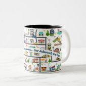 JW Coffee Mok - Town Territory - Schattige cadeau! (Voorkant rechts)