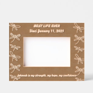 JW doop gepersonaliseerde herinnering geschenk Gegraveerde Lijstjes