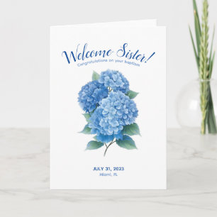 JW Doop Kaart, Cadeau voor Zusters   JW-groet Kaart