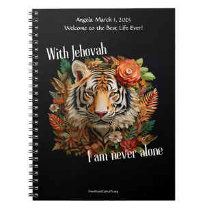 JW Doop Keepsake Gift - Tijger Notitieboek