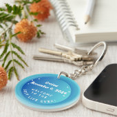 JW doopsel geschenk Keepsake Sleutelhanger beste l (Voorkant Rechts)