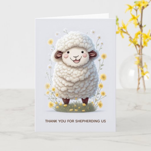 JW Elder Carte de remerciements der | Carte de voe (Fleur jaune)