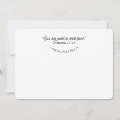 JW Félicitations pour votre carte Baptême (Dos)