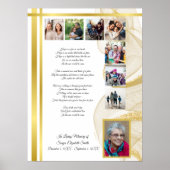 JW Funeral Memorial Service Poster Print (Voorkant)