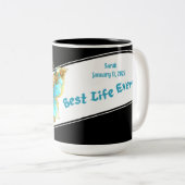 JW gepersonaliseerde doop Keepsake Gift Coffee Mok (Voorkant rechts)