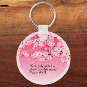 JW Gift Idee 2025 Jaar Tekst Sleutelhanger Psalm 9 (Achterkant)