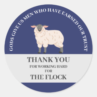 JW Gifts Elders "Cadeaus in Mannen" Ronde Sticker