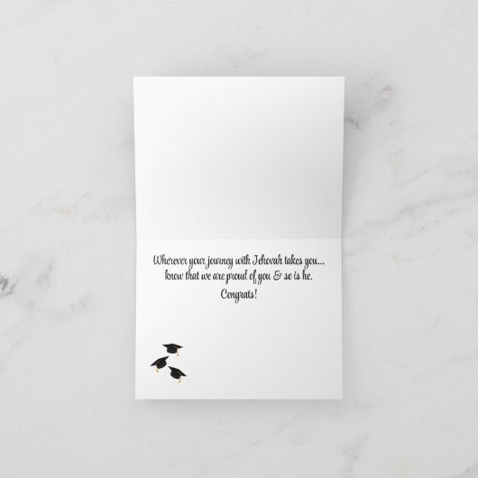 JW High School Afstuderen Kaart ECCL. 12:1 (Binnen)