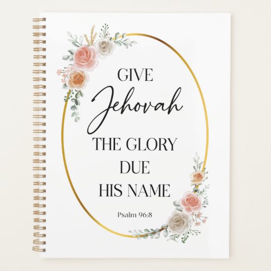 JW Jaar Tekstplanner Planner (Voorkant)