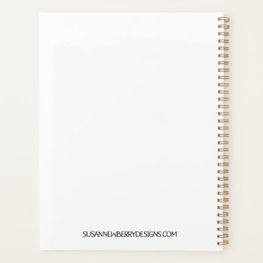 JW Jaar Tekstplanner Planner (Achterkant)