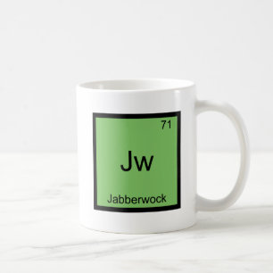 Jw - Jabberwock Grappig Chemie Element Symbool T-s Koffiemok