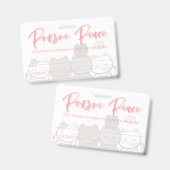 JW Keepomwille Convention Badge Kaart | Katten (Voor- en achterkant)