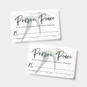 JW Keepsake Convention Badge Card | Pterodactylus (Voor- en achterkant)