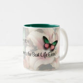 JW Koffie Mok Doop Keepsake / Gift voor haar (Voorkant rechts)