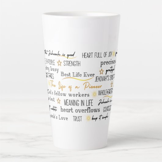 JW Life of a Pioneer Coffee Mok voor Broer (Voorkant)