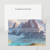 JW Merci pour Shepherer Us Elders Card (Devant / Derrière)