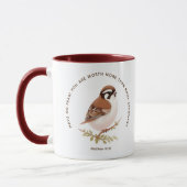 JW Mug avec Bruant, Matthieu 10:31 (Gauche)