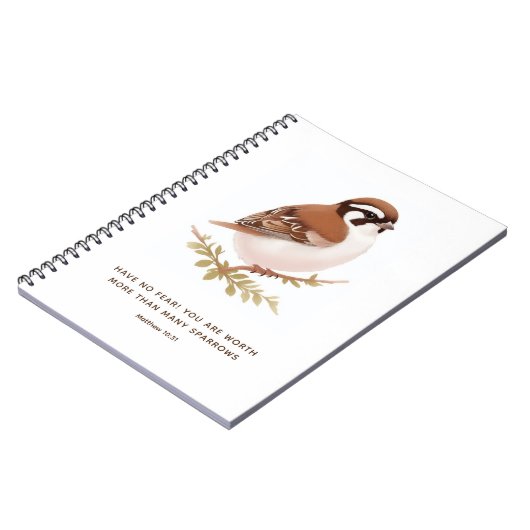 JW-Notitieboek met bemoedigende Schrift Notitieboek (Linkerzijde)