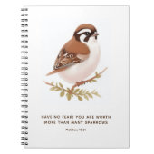 JW-Notitieboek met bemoedigende Schrift Notitieboek (Voorkant)