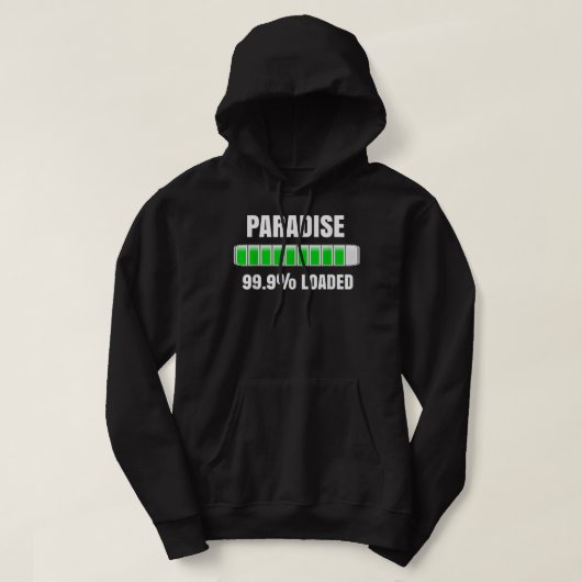 JW Org Jehovah's getuigen Gift Paradise Loading Hoodie (Design voorkant)