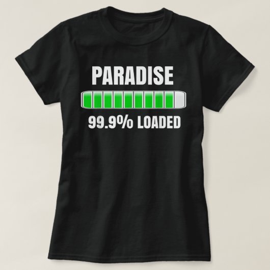 JW Org Jehovah's getuigen Gift Paradise Loading T-shirt (Design voorkant)