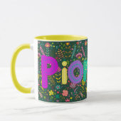 JW Pioneer Floral Envelopper Autour De Sticker Mug (Gauche)